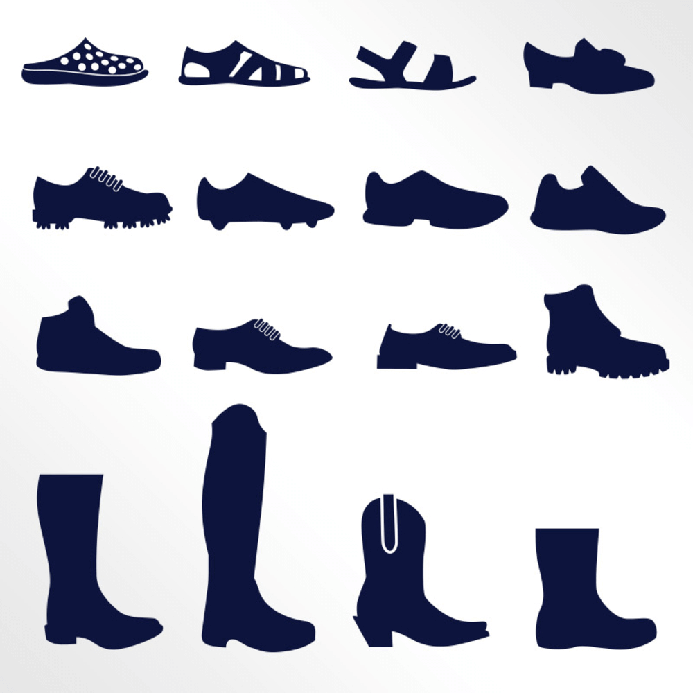12 type of shoes for men